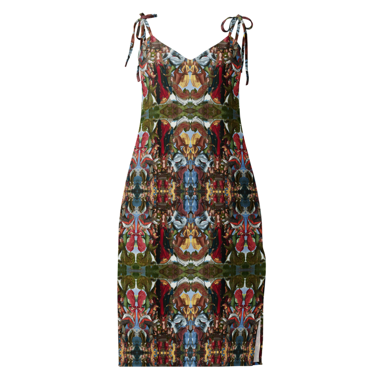 TIE-STRAP MIDI DRESSES