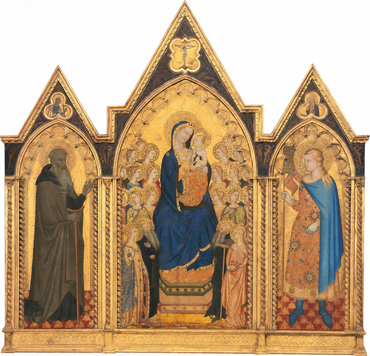 Madonna and Child Enthroned with Four Saints and Eighteen Angels, 1290 COLLECTION
