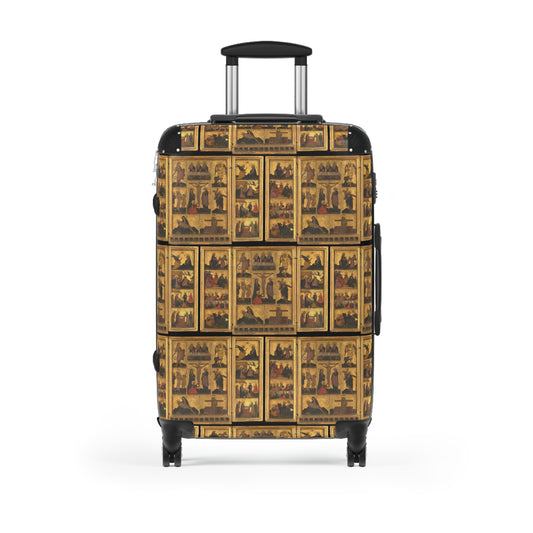 HARDSHELL SUITCASE - The Life of Christ, Icon, 1500's