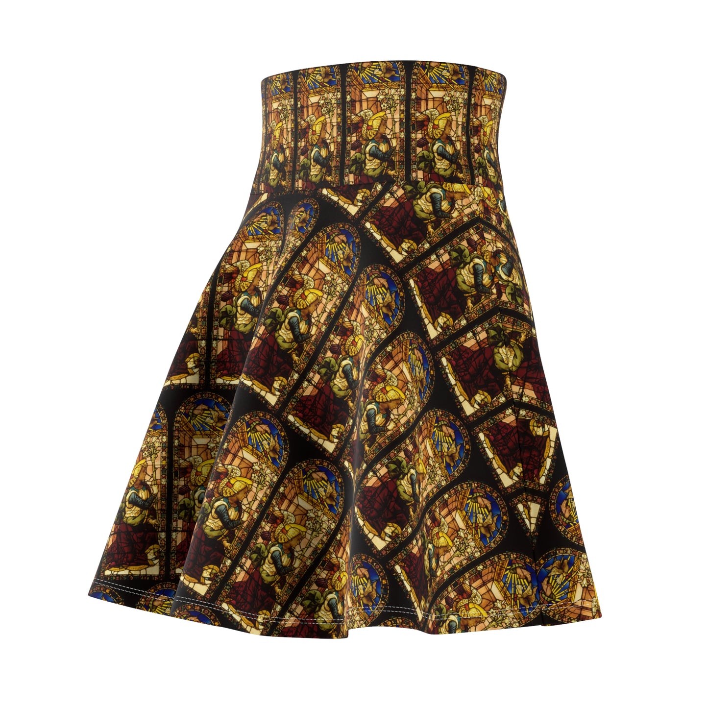 FLARED SKIRT - The Angel of the Annunciation, Stained Glass, 1498