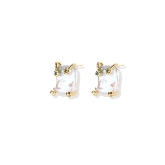 Baroque Pearl Studs