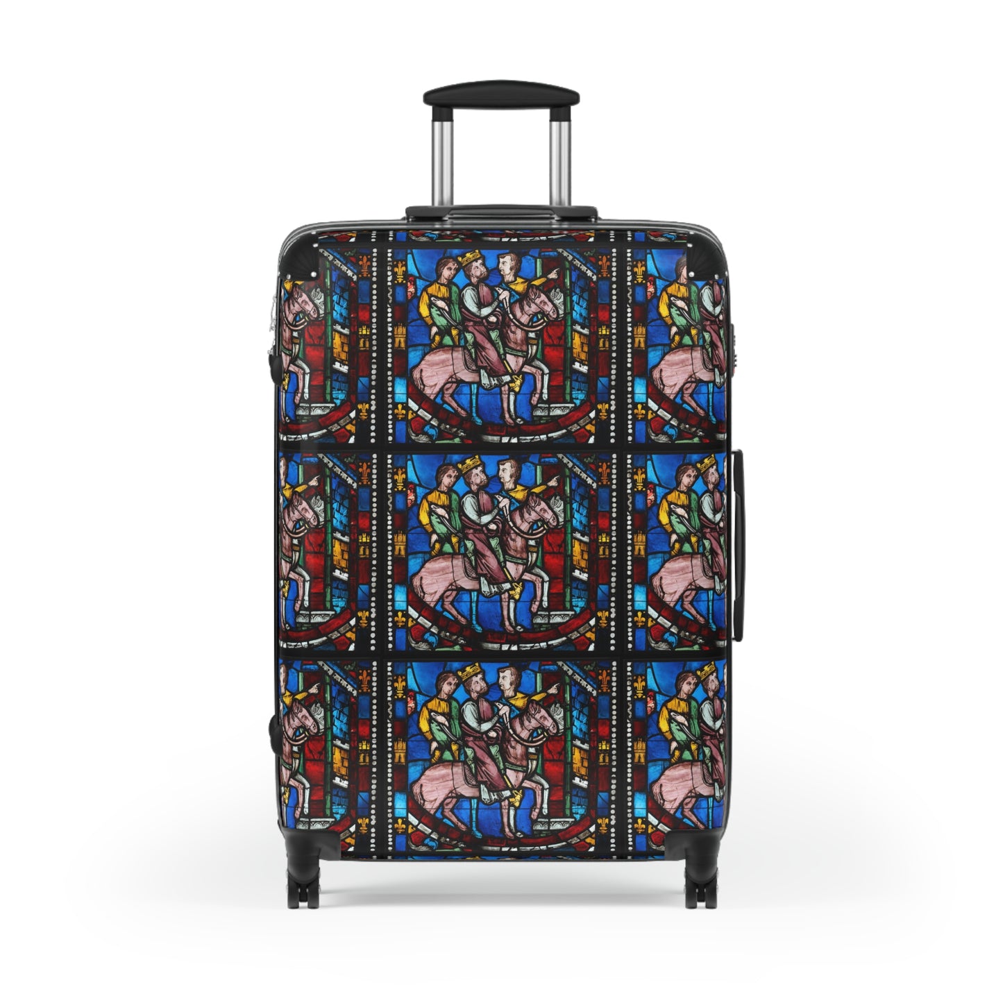 HARDSHELL SUITCASE - Theodosius Arrives at Ephesus, Stained Glass, 1200