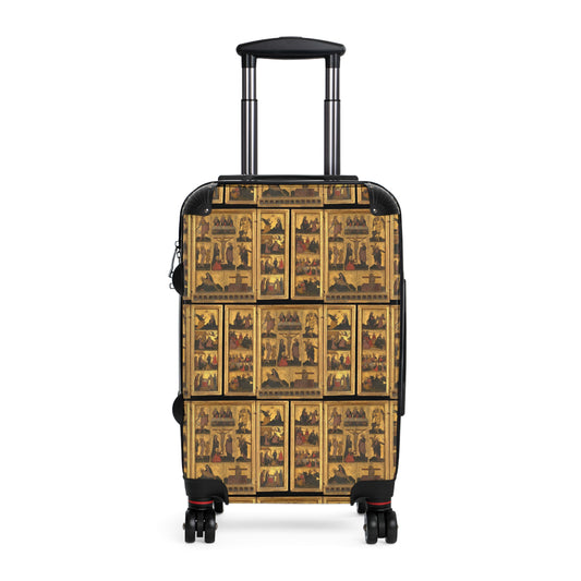 HARDSHELL SUITCASE - The Life of Christ, Icon, 1500's