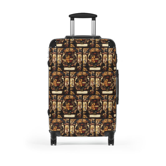 HARDSHELL SUITCASE - Amorial Panel, Coat of Arms, 1610
