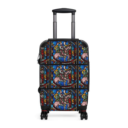 HARDSHELL SUITCASE - Theodosius Arrives at Ephesus, Stained Glass, 1200