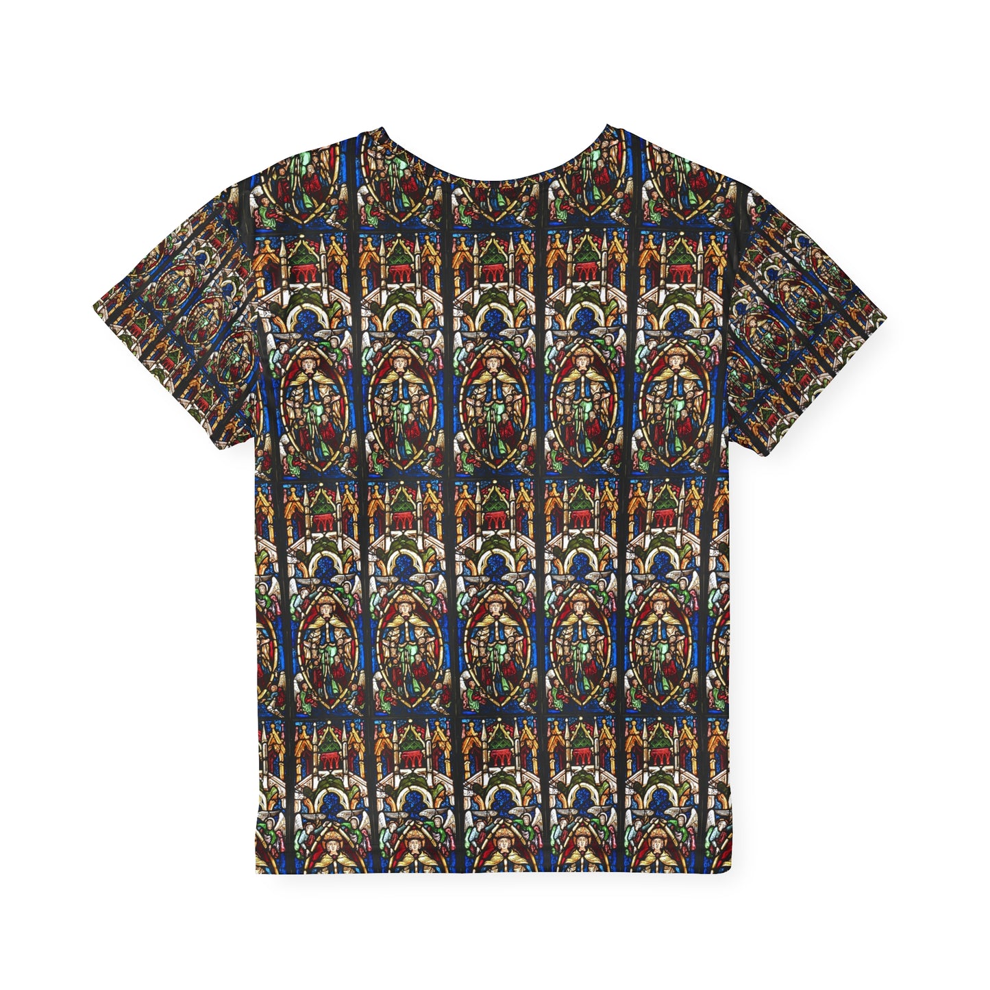 KIDS SPORTS JERSEY - Madonna of Mercy, Stained Glass, 1350