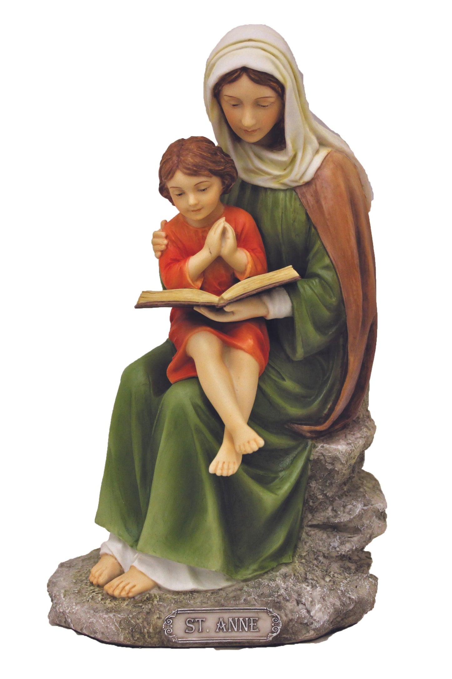St. Ann with Mary in Color 8"
