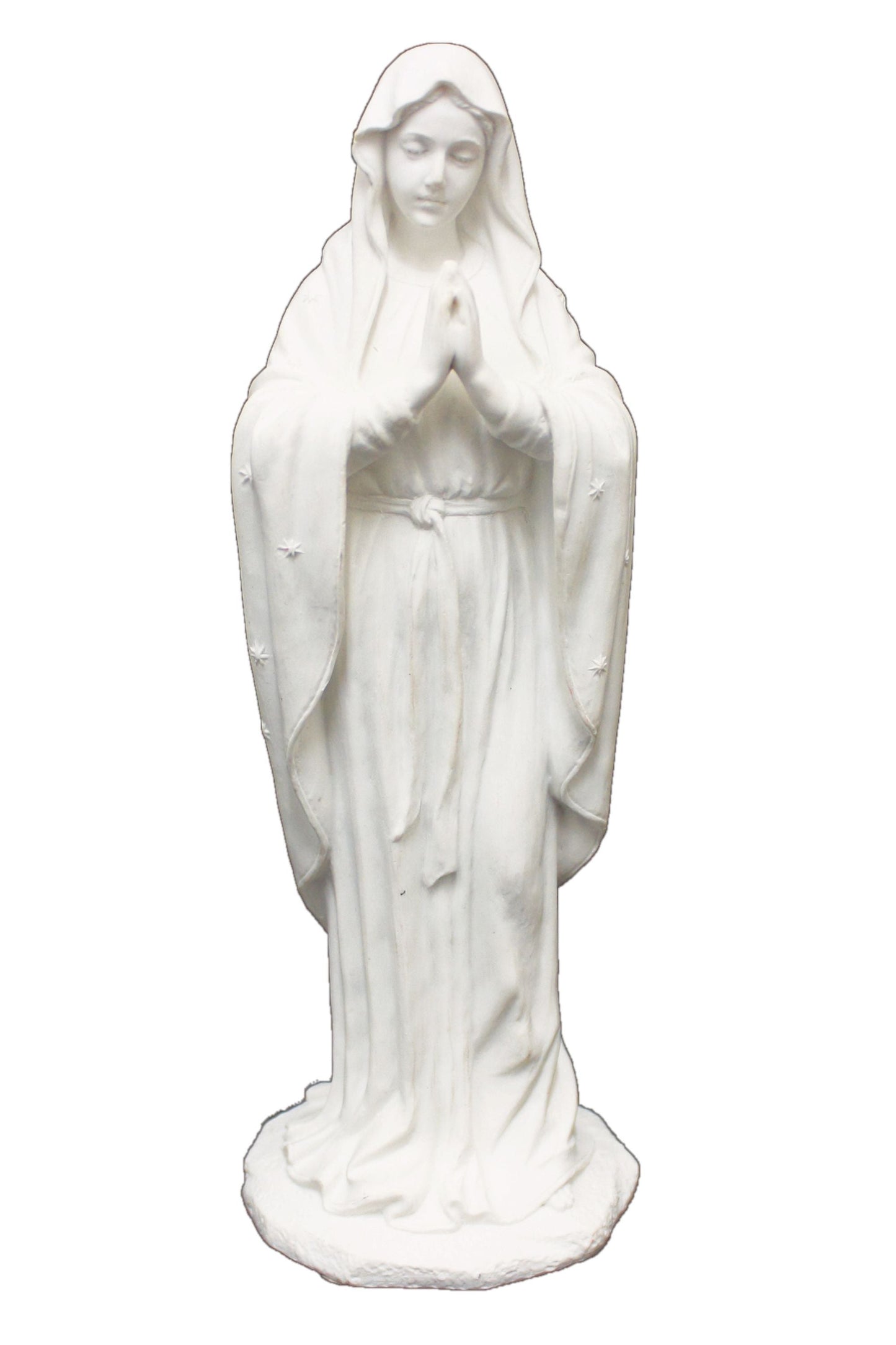 Adoring Virgin in White 8"