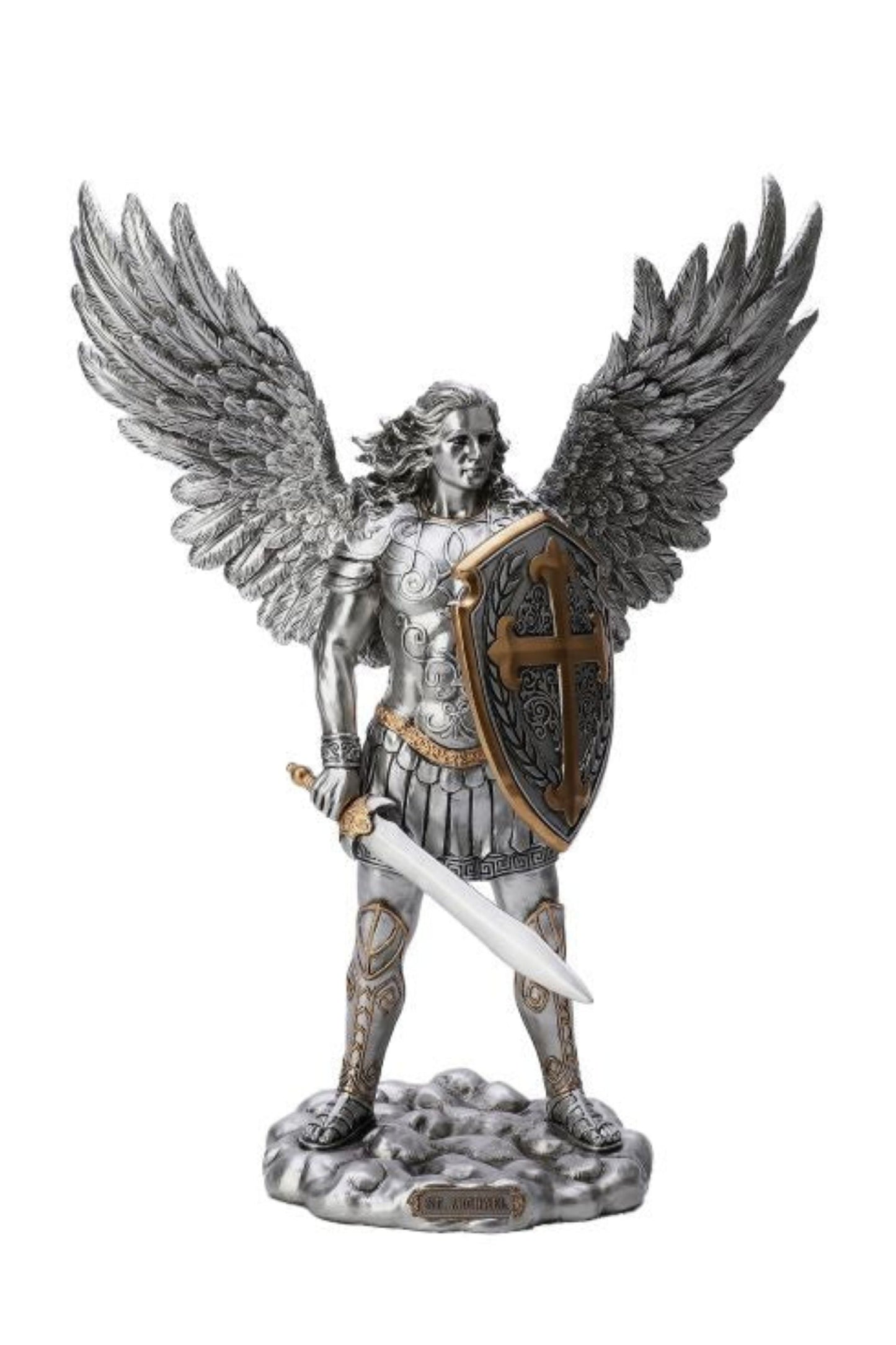 Archangel Michael in Pewter Style 7.5"