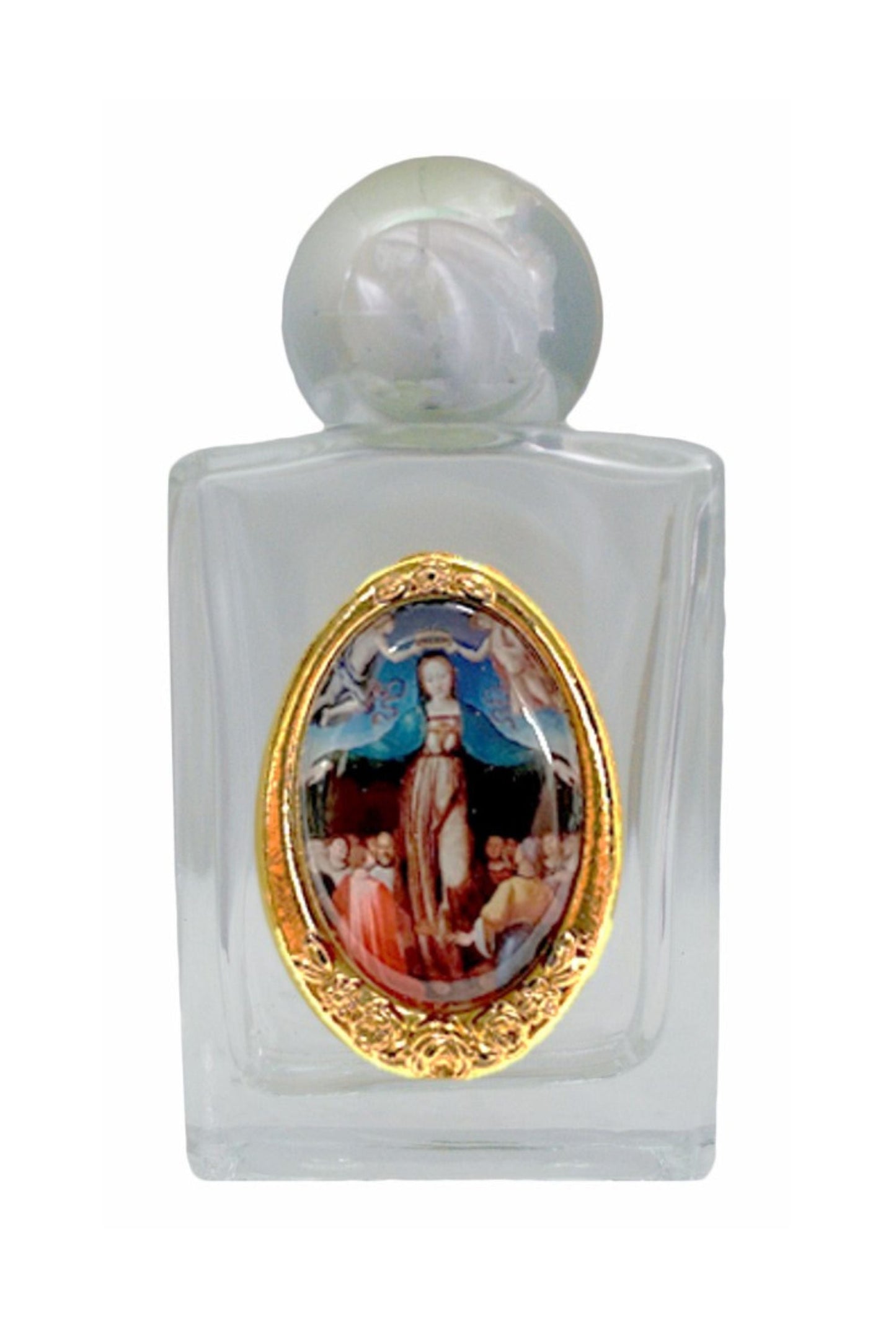 Queen of Heaven Holy Water Bottle 1.75x2.25"