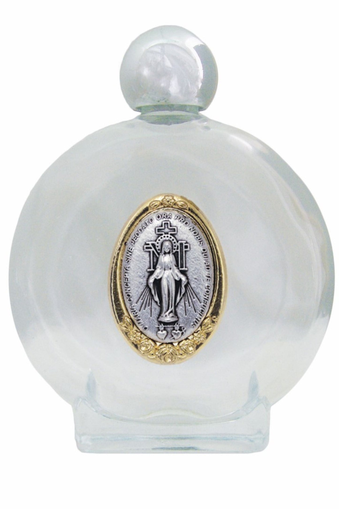 Miraculous Medal Holy Water Bottle 3.25x4.5"