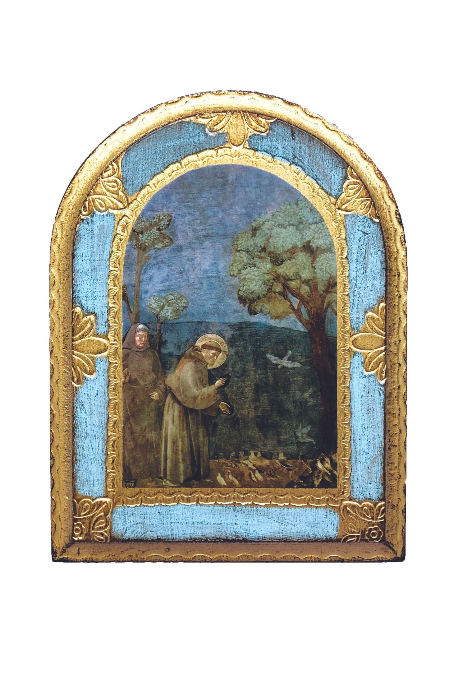 St. Francis Florentine Plaque 5.5x7.75"