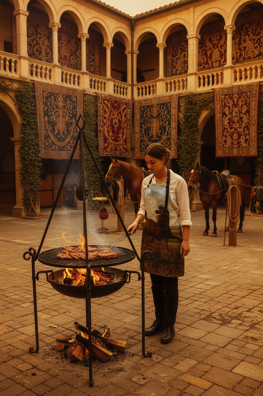 Apron – Renaissance Equestrian Courtyard