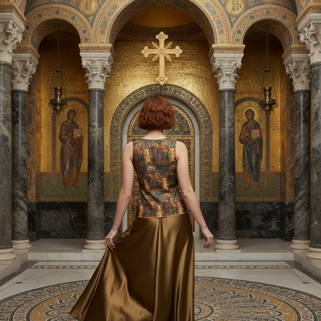 Byzantine lifestyle - back view