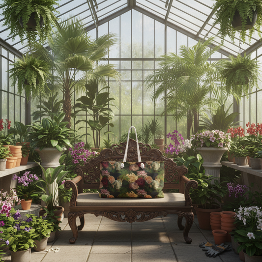 Flowers de nice weekender bag realistic greenhouse