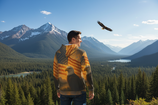 Freedom Collection Warmup Hoodie Back View