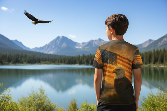 Kids Freedom Collection Jersey Back View