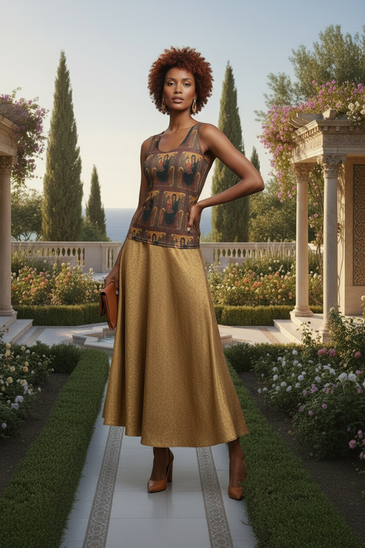 Mediterranean lifestyle image with different model