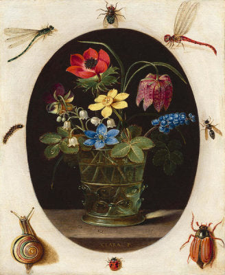 Still Life with Flowers Surrounded by Insects and a Snail, 1610 COLLECTION