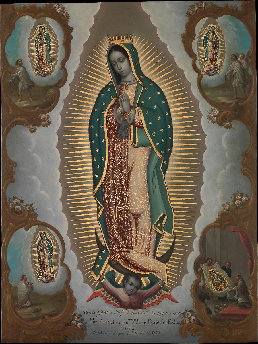 The Virgin of Guadalupe with the Four Apparitions, 1773 COLLECTION
