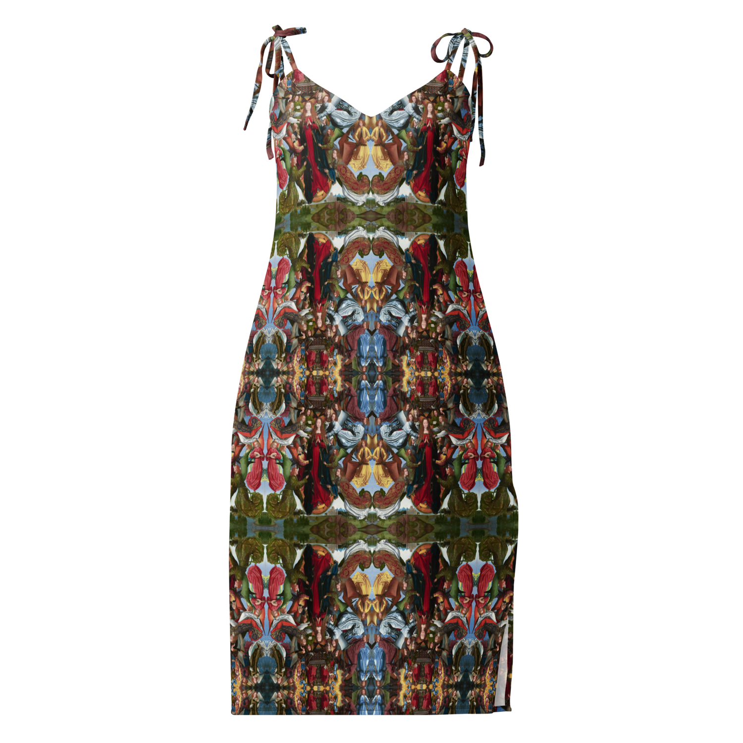 TIE-STRAP MIDI DRESSES