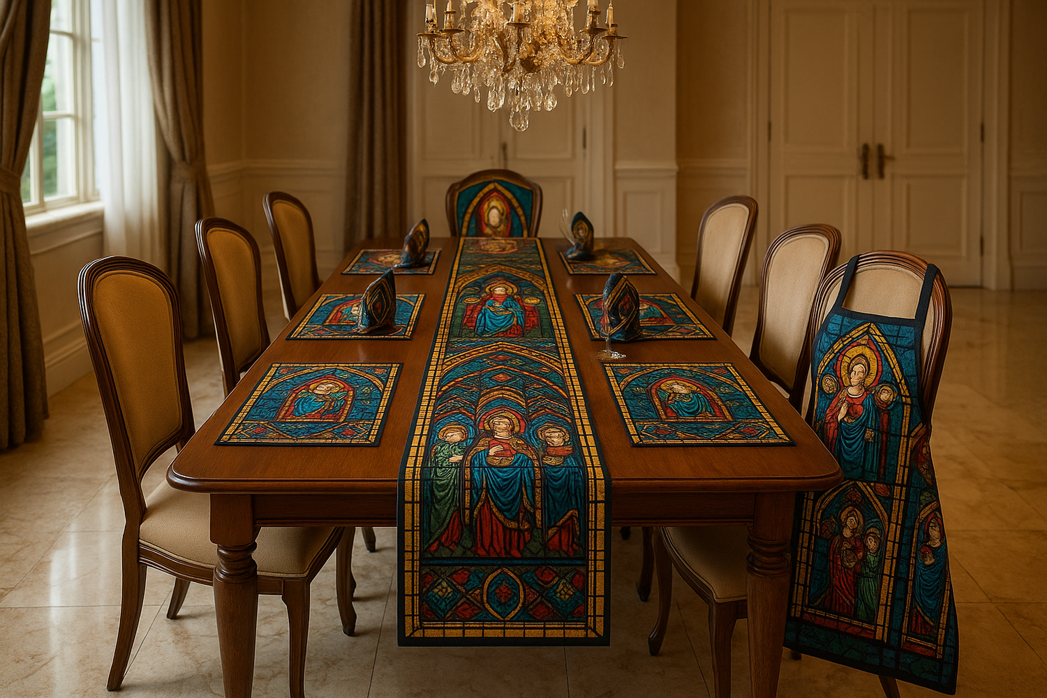DINING ROOM COLLECTION: Aprons, Cloth Napkins, Placemats and Table Runners (Items sold separately)
