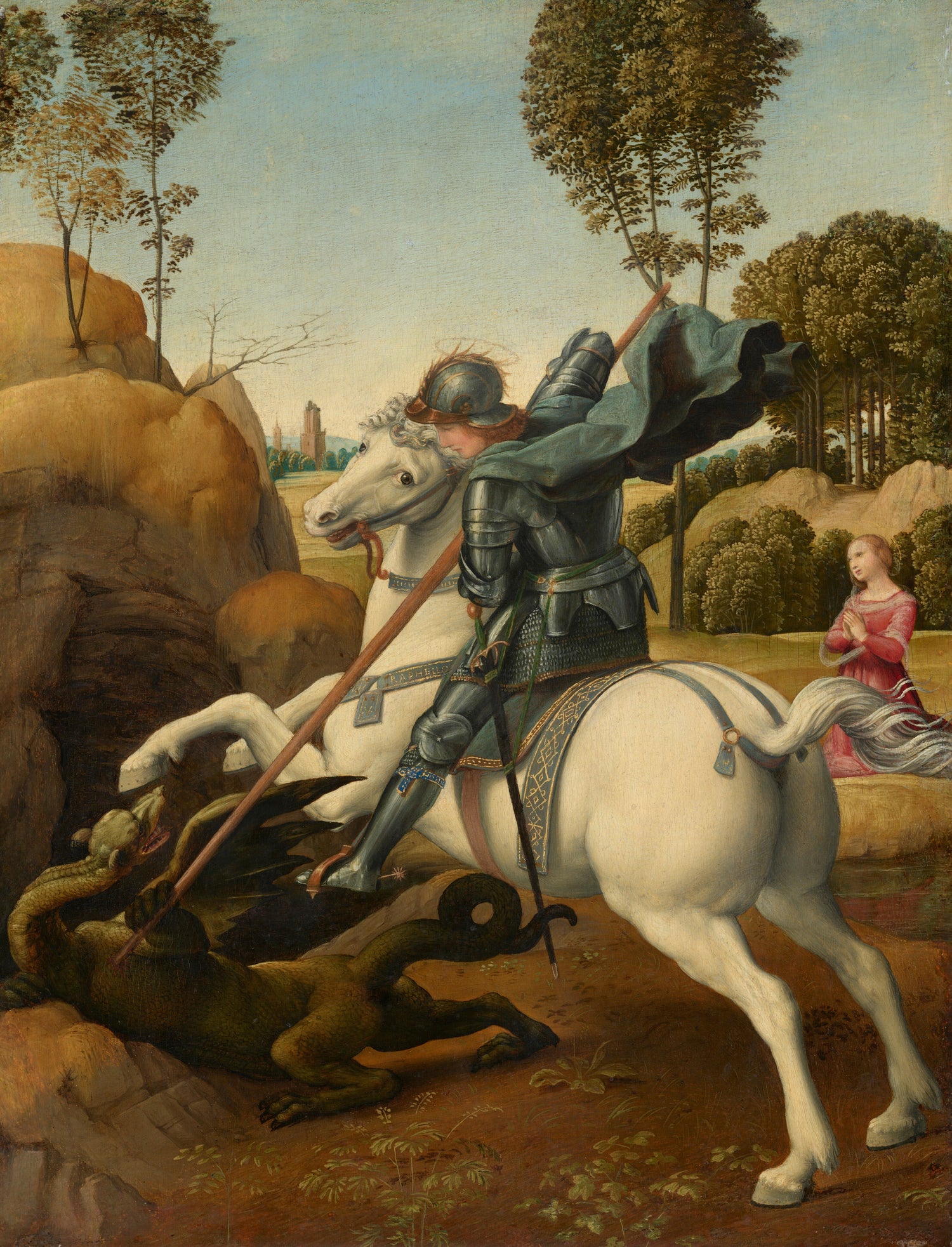 Saint George and the Dragon, Raphael, 1506 COLLECTION