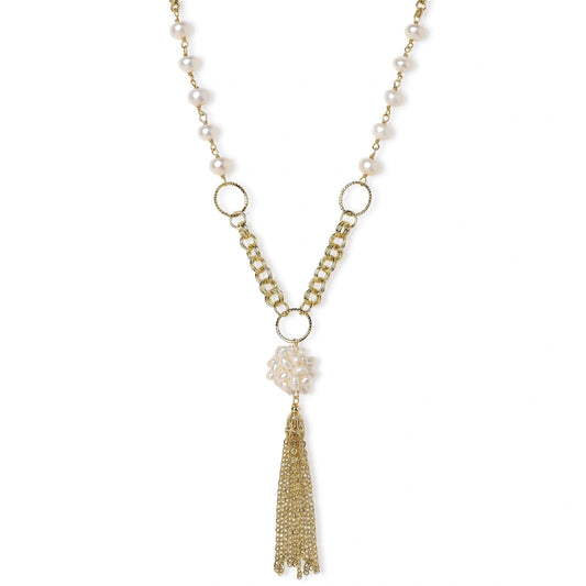 Pearl Tassel Dreams Necklace