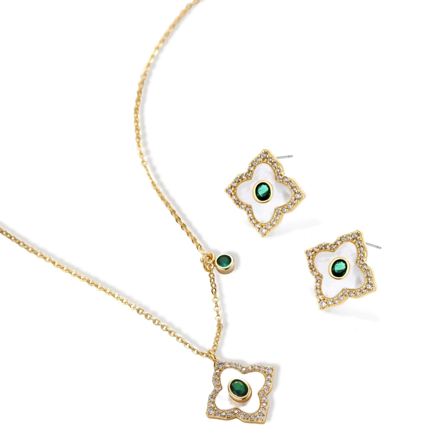 Emerald Bloom Set