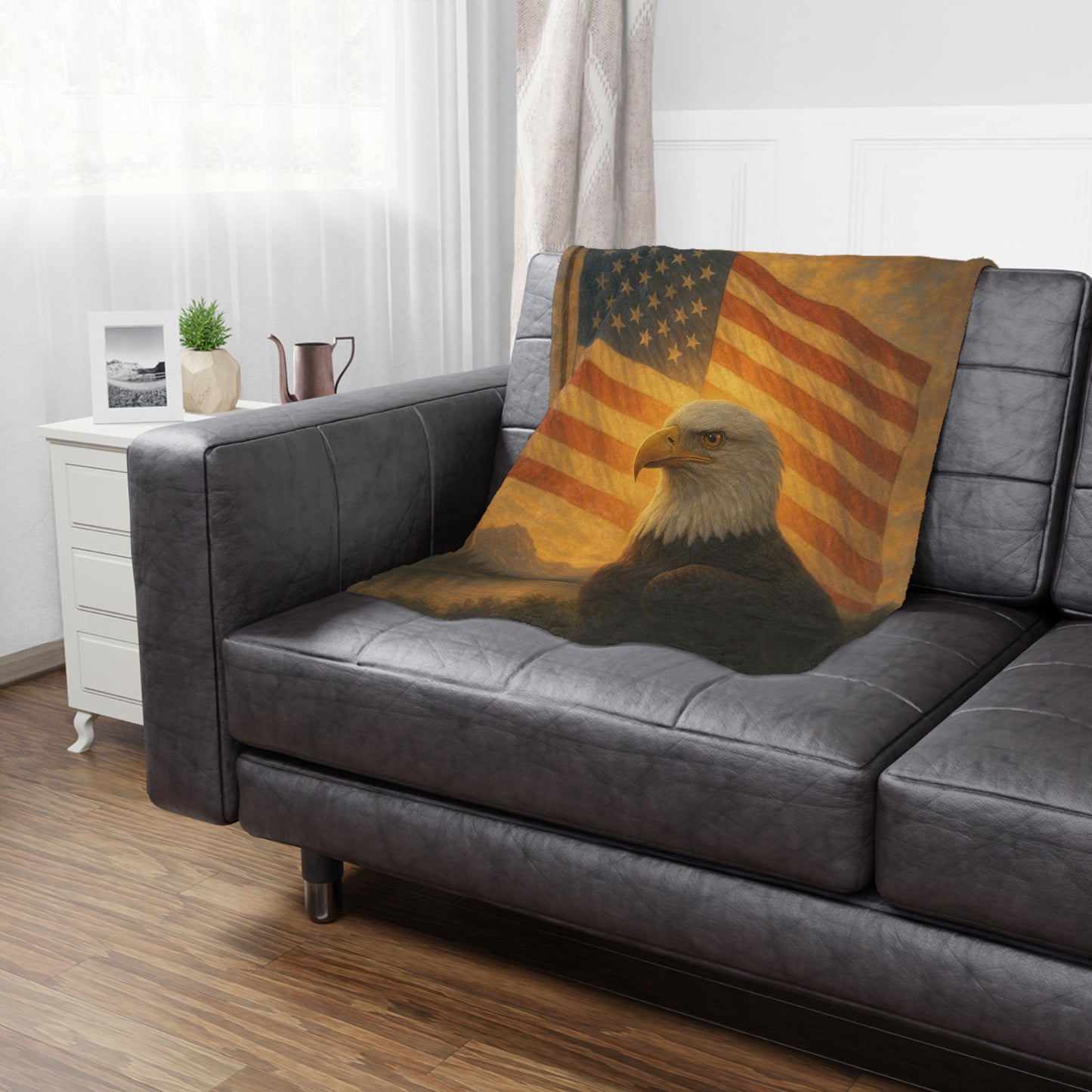 Throw Blanket - Freedom Collection: Patriotic Eagle