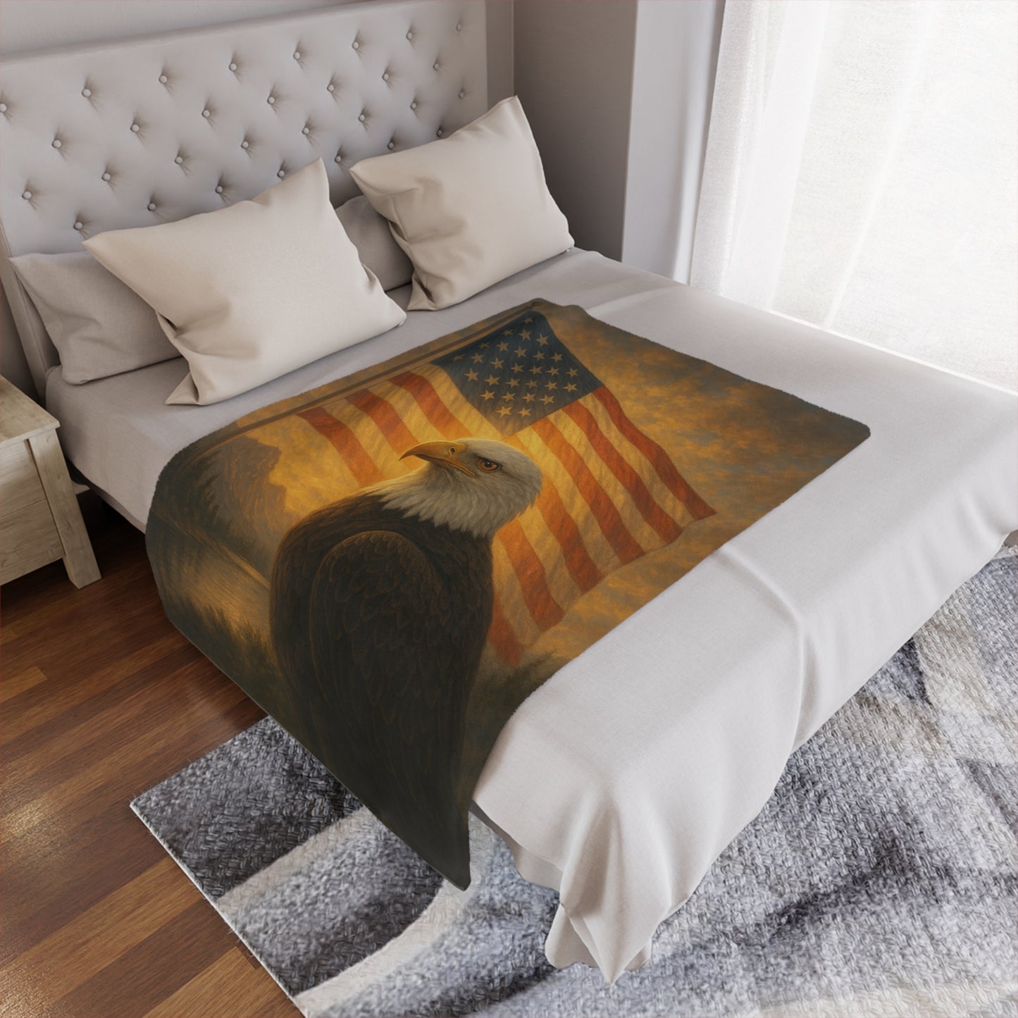 Throw Blanket - Freedom Collection: Patriotic Eagle