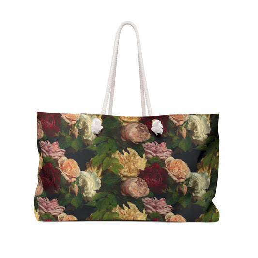 OVERSIZED WEEKENDER BAG - Flowers de nice, 1882
