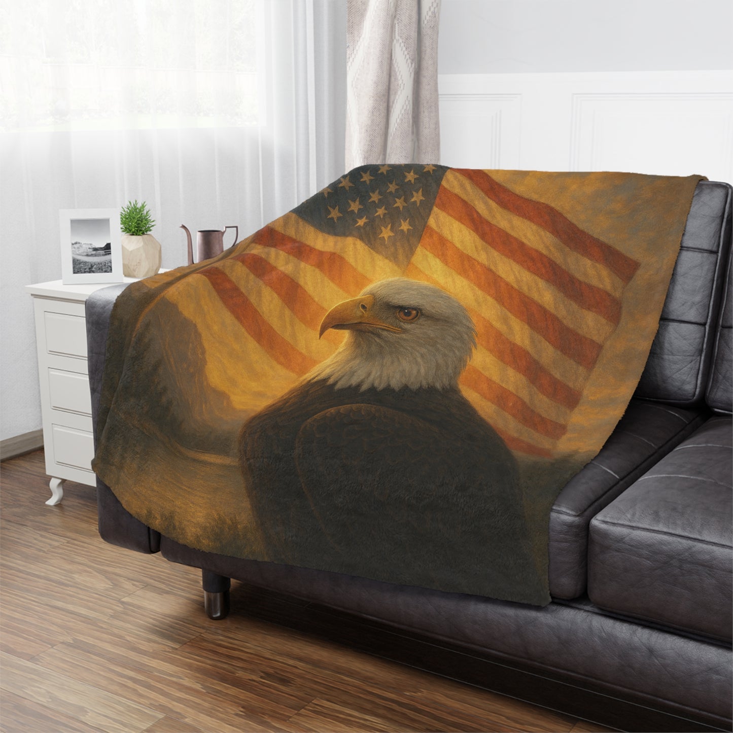 Throw Blanket - Freedom Collection: Patriotic Eagle