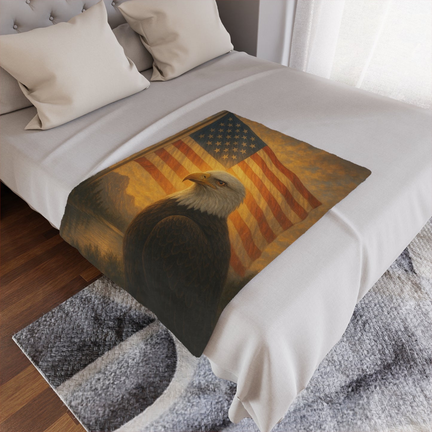 Throw Blanket - Freedom Collection: Patriotic Eagle