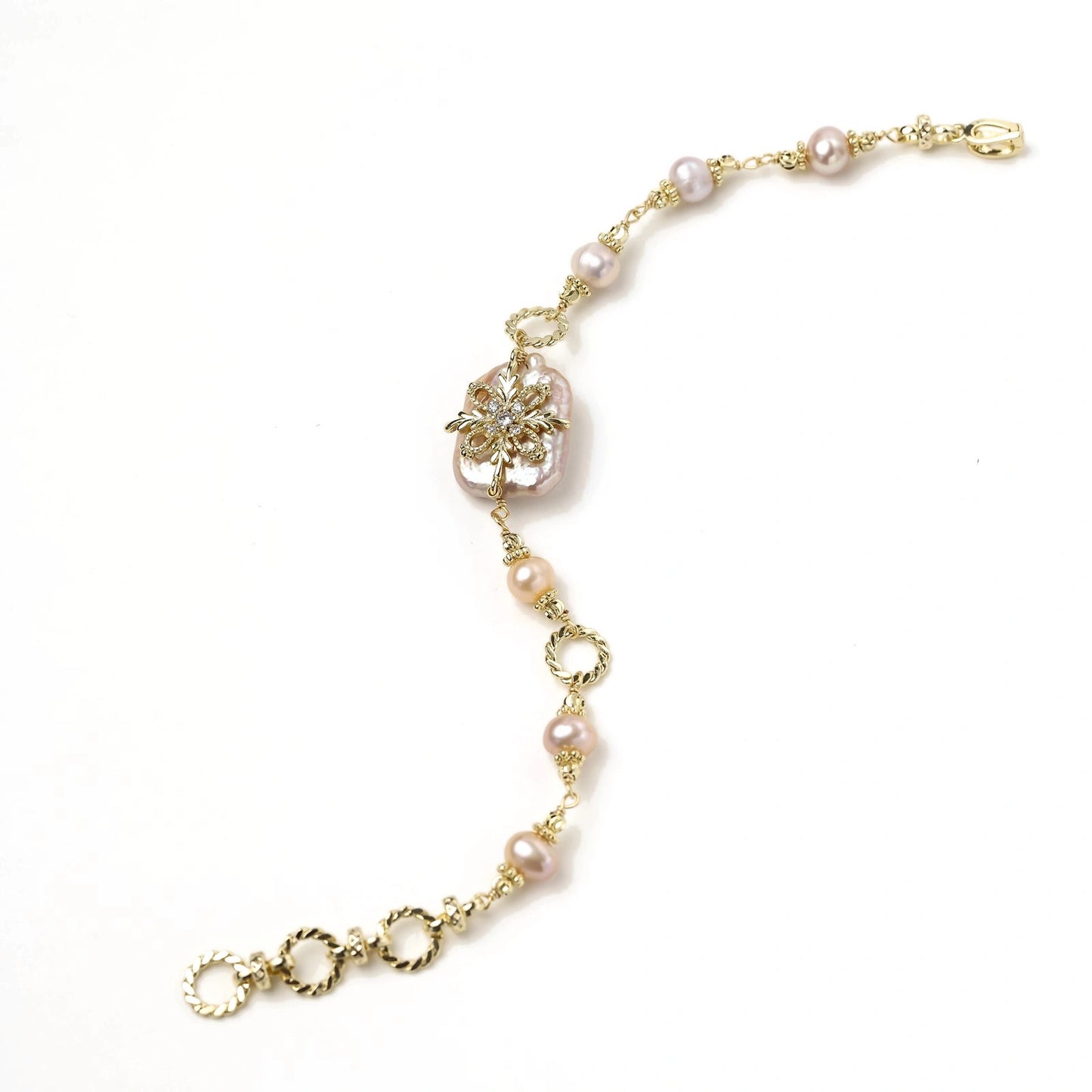Baroque Pearl Bloom Bracelet