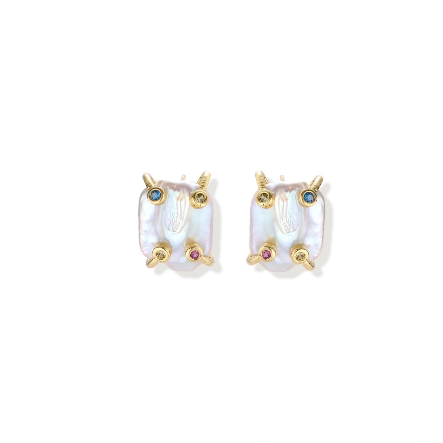 Baroque Pearl Studs