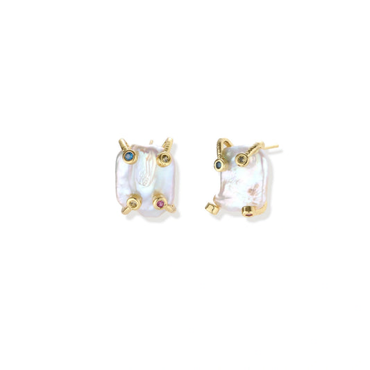Baroque Pearl Studs