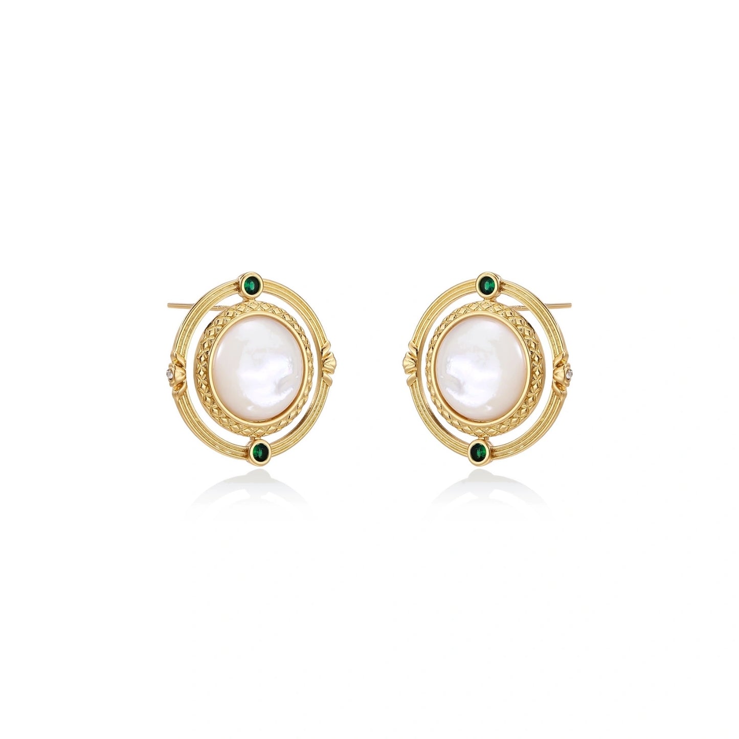 Compass Rose Studs