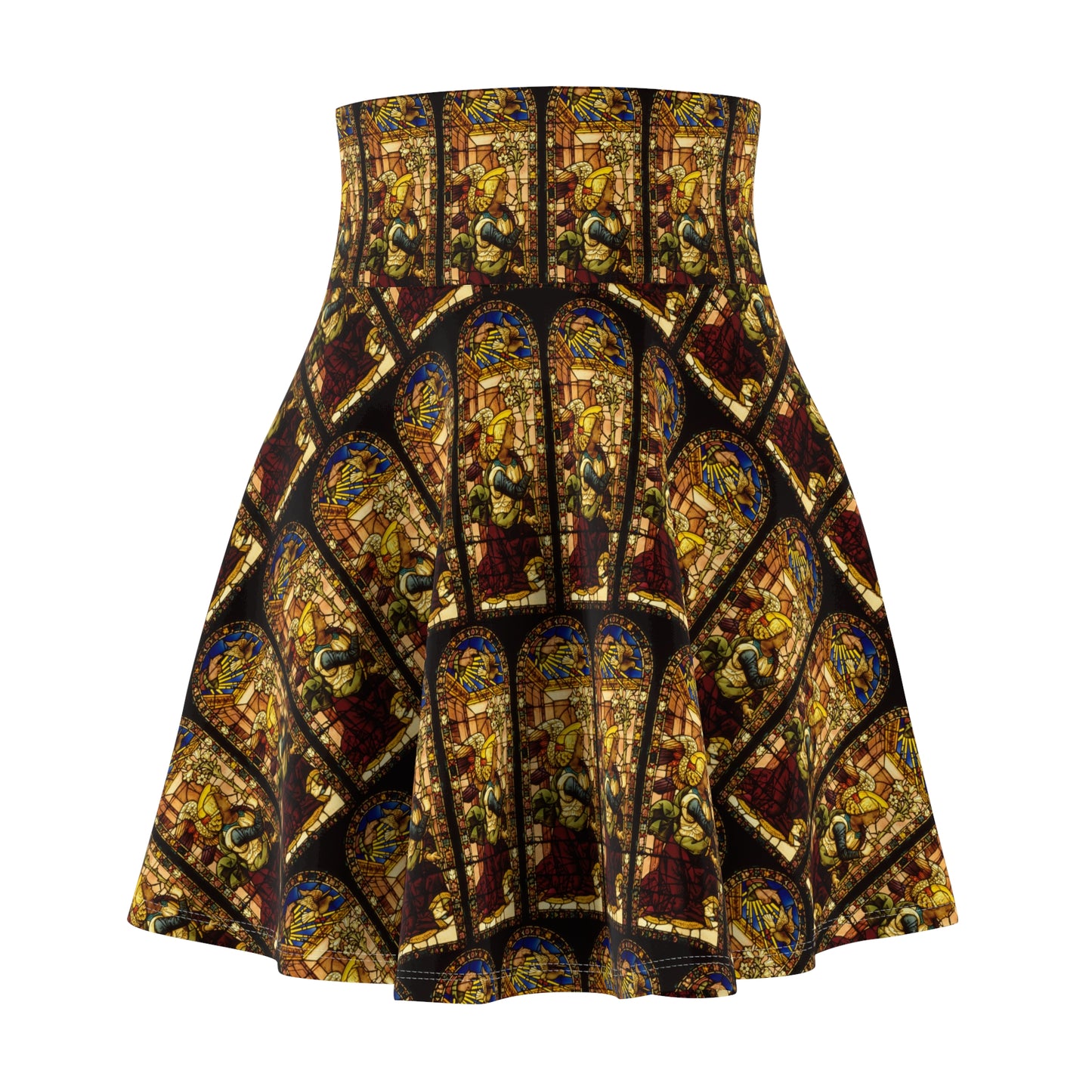 FLARED SKIRT - The Angel of the Annunciation, Stained Glass, 1498