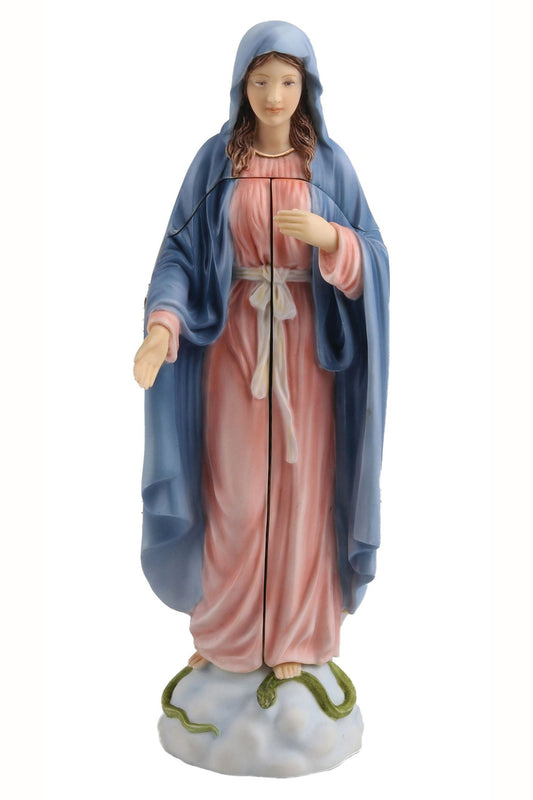 Lady of Grace,  Annunciation Triptych in Color, 8"