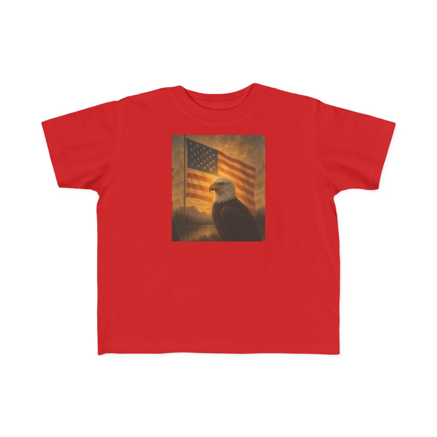 TODDLER TEE SHIRT - Freedom Collection, Patriotic Eagle