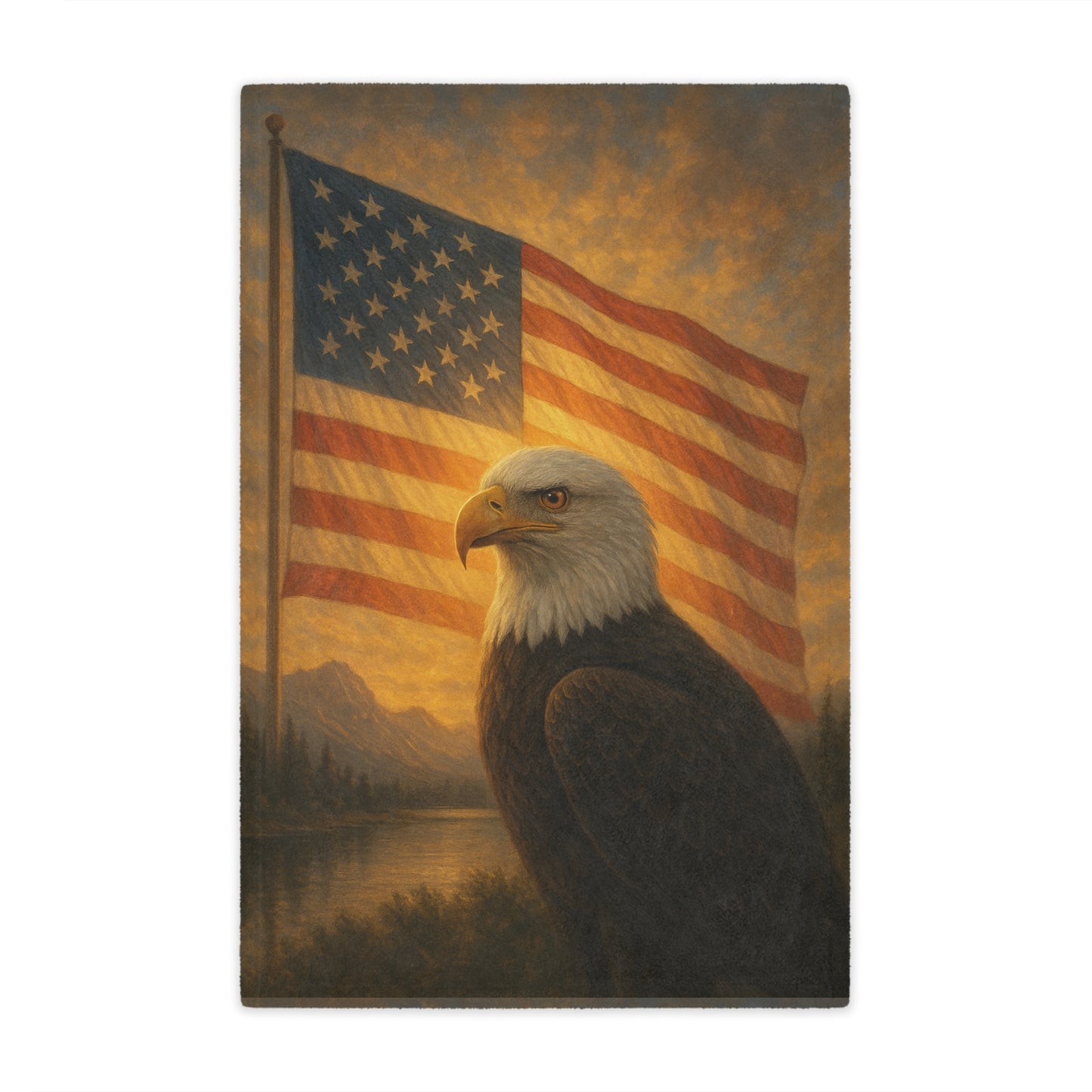 Throw Blanket - Freedom Collection: Patriotic Eagle