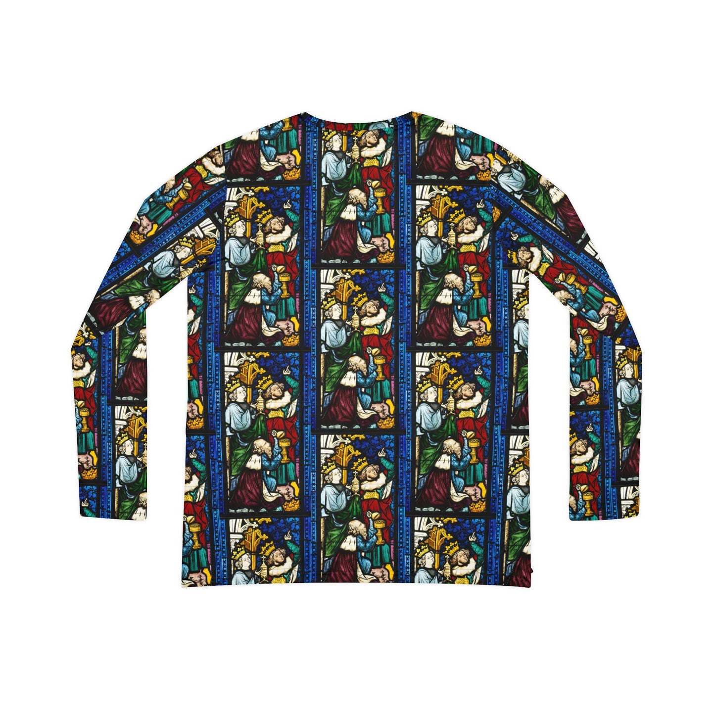 Women's Long Sleeve V-Neck Shirt - The Adoration of the Magi, 1390