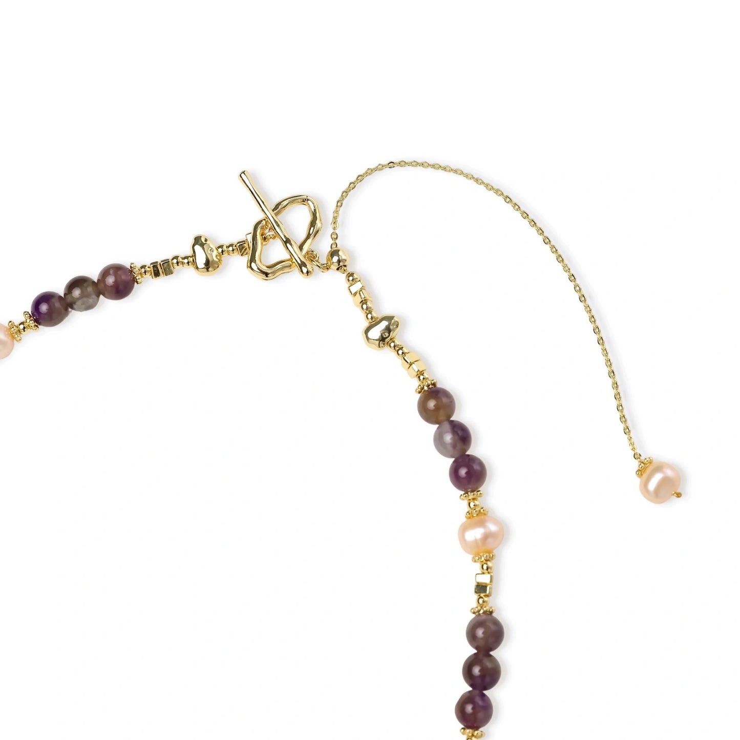 Celestial Amethyst Pearl Necklace