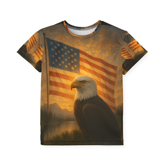 KIDS SPORTS JERSEY: Freedom Collection: Patriotic Eagle