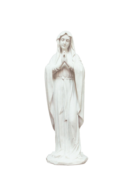 Adoring Virgin in White 11.75"