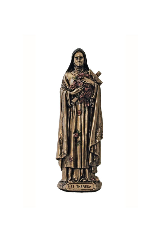 St. Theresa  in Cold Cast Bronze 3.5"