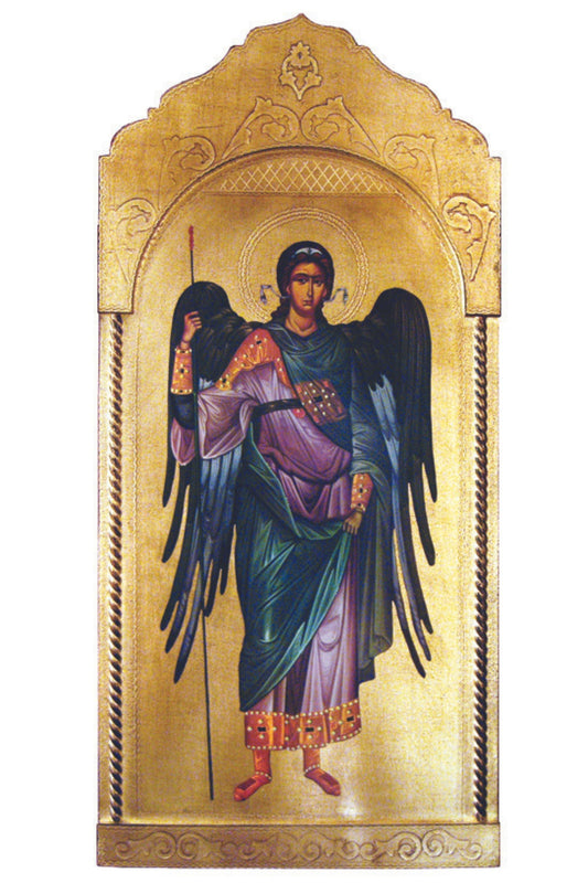 Archangel Michael Florentine Plaque 21x45"
