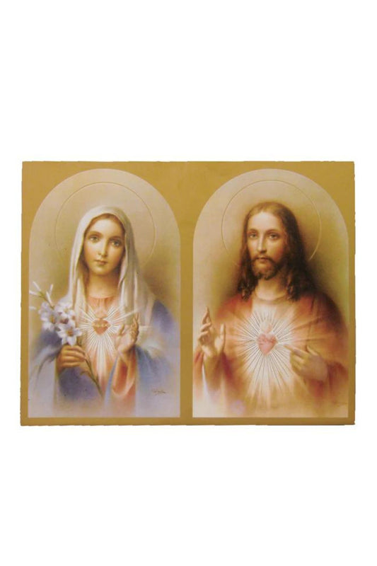 SHJ and IHM Florentine Plaque 7.75x9.75"