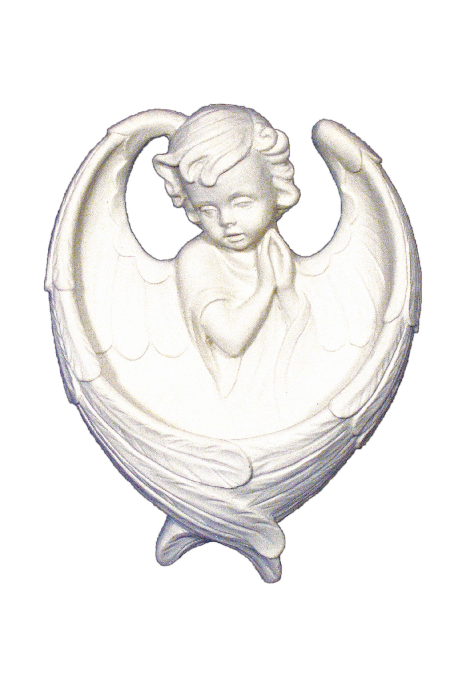 Angel Font in White, 6.5"